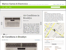 Tablet Screenshot of mamcoelectronics.com